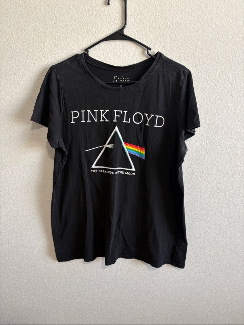 Pink Floyd Black Shirt with White Logo
